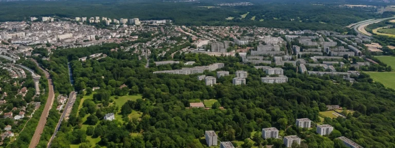 Vue aérienne de Poissy – Élagage Saint-Germain-en-Laye